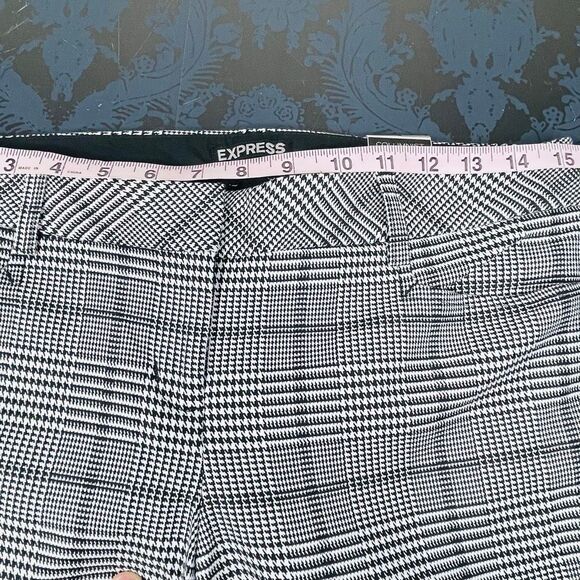 Express Columnist Barely Boot Houndstooth Dress Pants Size 4 - Picture 6 of 9